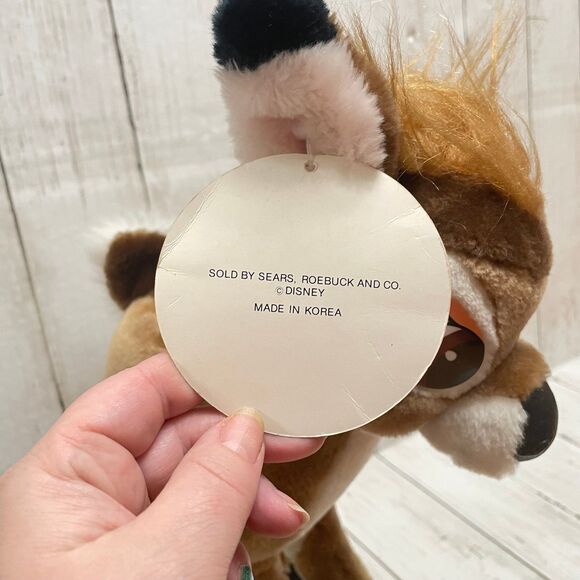 Authentic Vintage Stuffed Animal Plush Toy BAMBI Disney Park Sears Roebuck, & Co - Picture 6 of 12